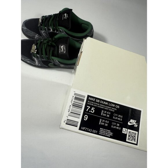 New Nike SB Dunk Low QS There Skateboards Shoes Mens Size 7.5 Black HF7743-001 - Picture 13 of 13